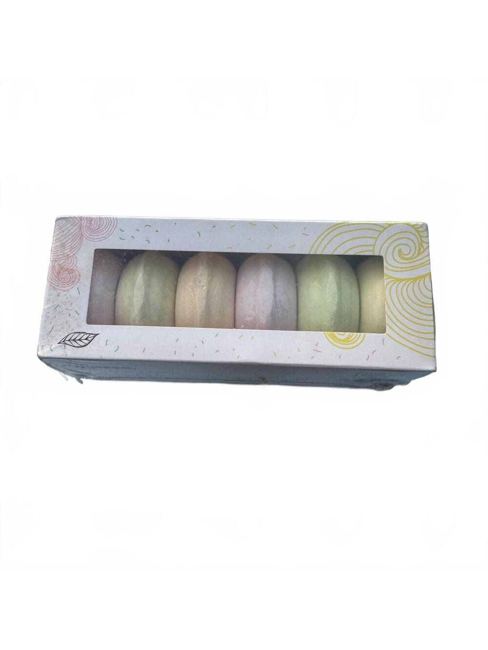 Callyssee Fizzy Macaron Bath Bombs Set of 6
